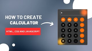 How To Create Calculator Using Html , Css And Javascript @ApnaCollegeOfficial