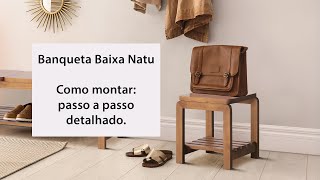 Montagem Banqueta Baixa Natu