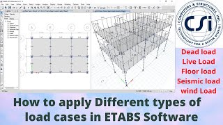 Apply loads in ETABS Software | civil engineering | online course | software training | screenshot 1