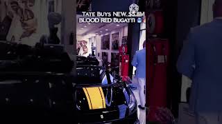 ANDREW TATE BUYS RED BLOOD BUGGATI #viral #youtube #rich #buggati #andrewtate #shorts