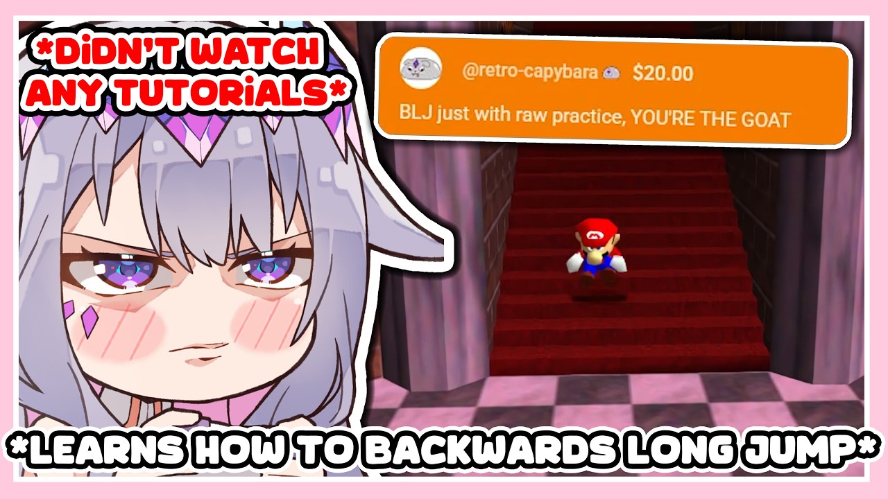 Biboo Learned A Pro Gamer Move In Super Mario 64...【Koseki Bijou / HoloEN】