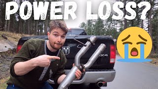 RAM 1500 Muffler Delete (5.7 HEMI) POWER LOSS + Backpressure Myth | 1 Year Review