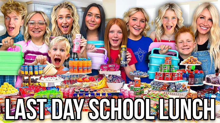 LAST DAY OF SCHOOL LUNCH with my 9 KiDS!! Will this be our LAST lunch?! 🥲