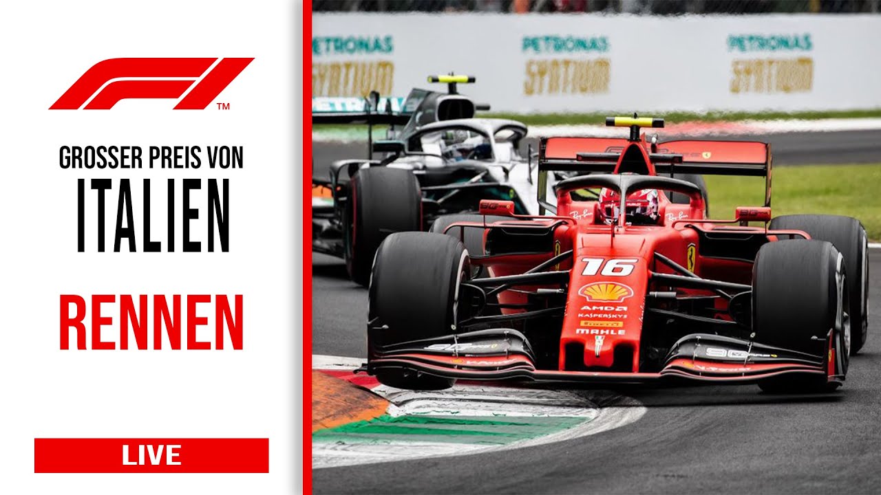 Großer Preis von Italien (Monza) Rennen Formel 1 Live Watchparty