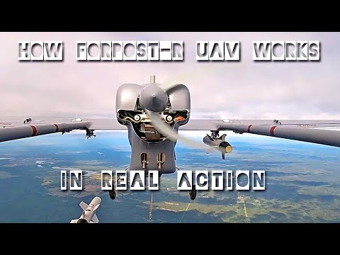 How Russian \"Forpost-R\" UAV Works In Real Action #ukraine #war