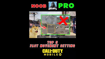 Fast Movement Setting in CODM BR #shorts #codm #codmobile #callofdutymobile #codmbr