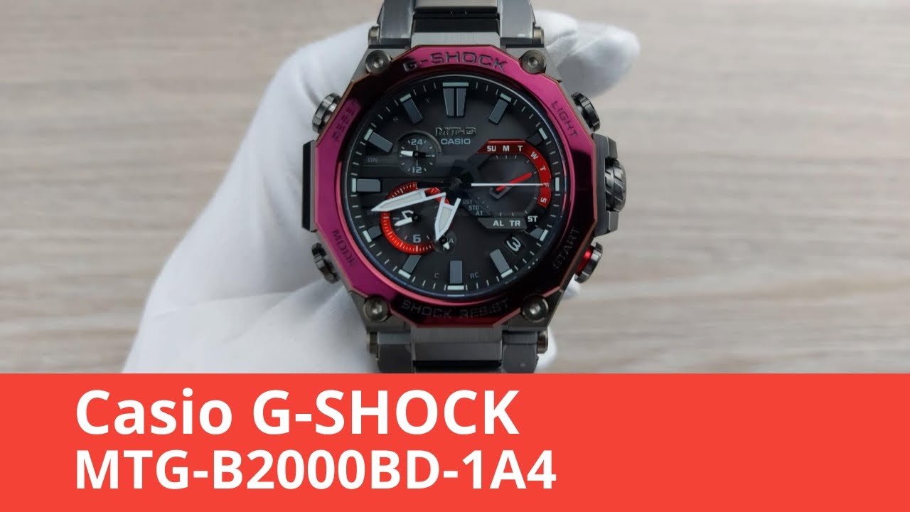Premialnyj Bordo Casio G Shock Mtg B00bd 1a4 Youtube