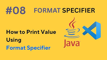 #08 Java Format Specifiers Explained - printf()  (2025)