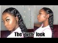 The “Wet” look with curly hair | ft. Westkiss