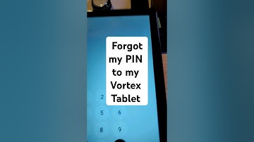 Forgot My Pin Pattern or Password on my Vortex Tablet T10M Pro