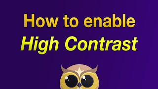 How to Turn High Contrast Mode On/Off on any website - Helperbird screenshot 4