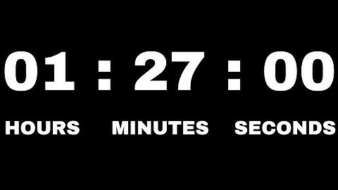 1 Hour and 27 Minute Timer | 87 Minute Timer | (HD) | @TIMER FOR SUCCESS | @ExactTimer