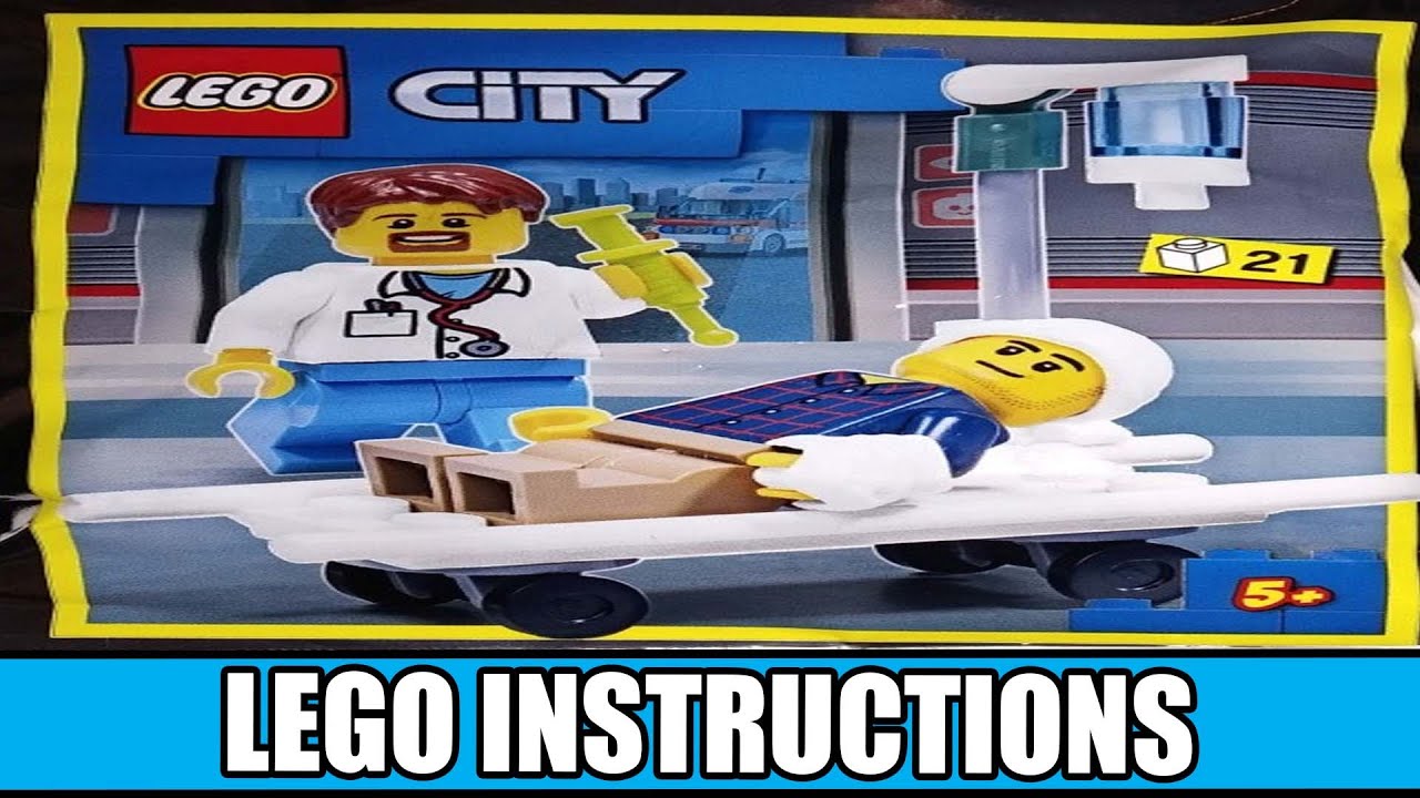 LEGO CIty | Doctor and Patient (LEGO Magazine) LEGO instructions
