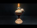 Restoration Of Antique Rust Lamp 