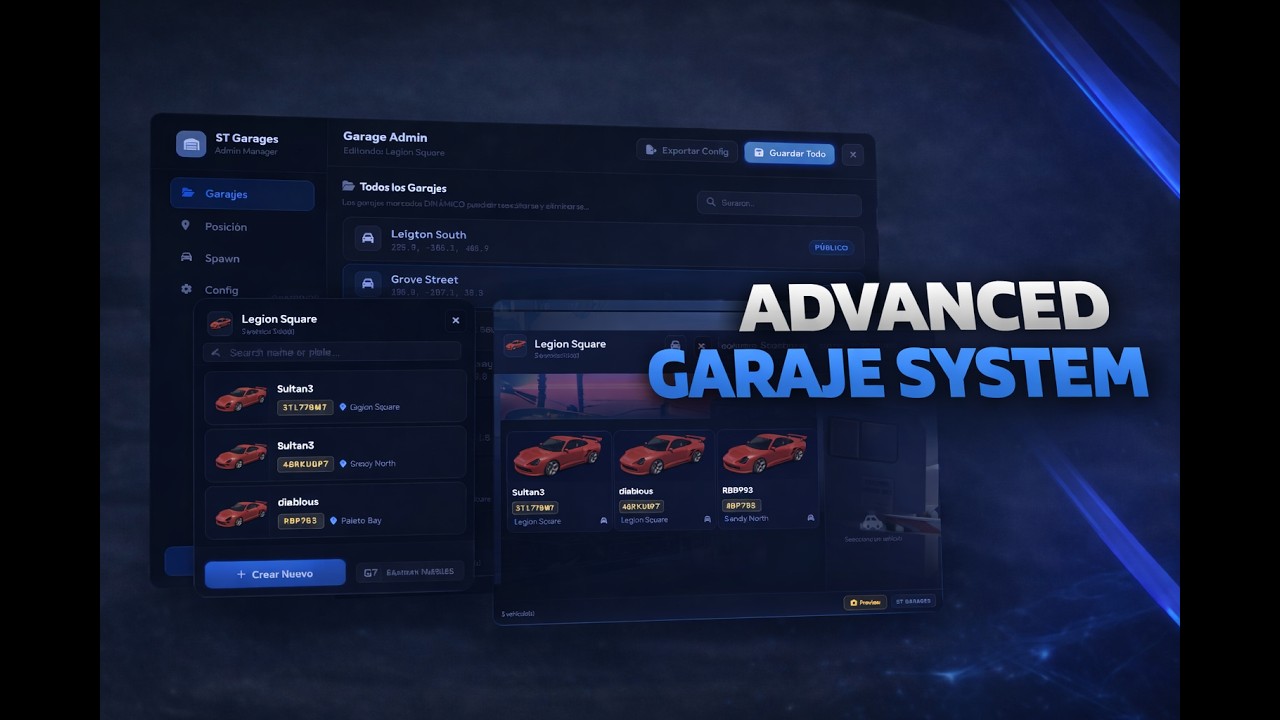 Qb Garage Script ST Advanced Garages (QB/Qbox/ESX) - FiveM's Best Garage Script! - YouTube