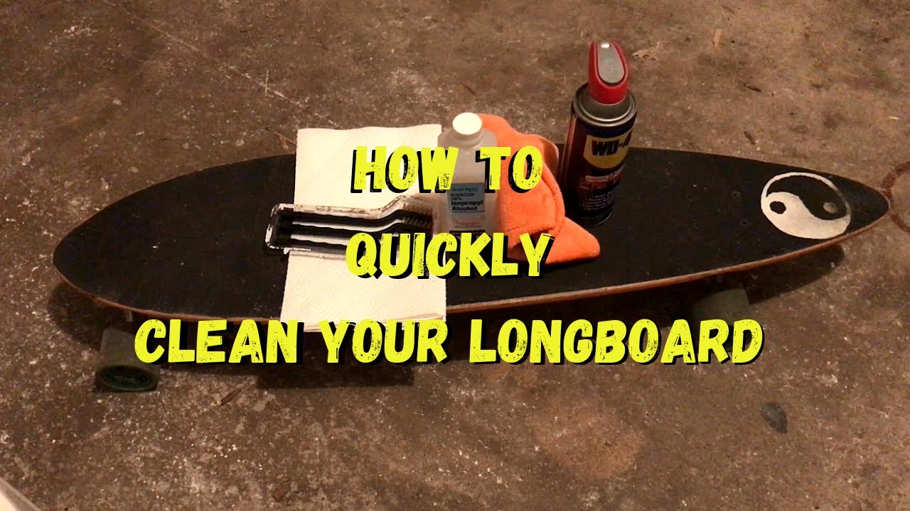 How To Clean A Longboard YouTube