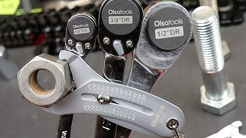 Olsa Tools XL Bolt Size Finder & Clip Set for Sockets on Wrenches. Size your nuts, now up to 50mm/2"