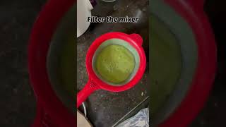 Spinach juice| पालक का जूस।  Healthy morning drink