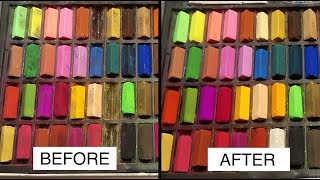 Fast and easy way to clean your soft pastels 🎨HOW TO screenshot 4