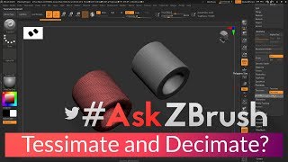 #AskZBrush - What does Tessimate and Decimate mean