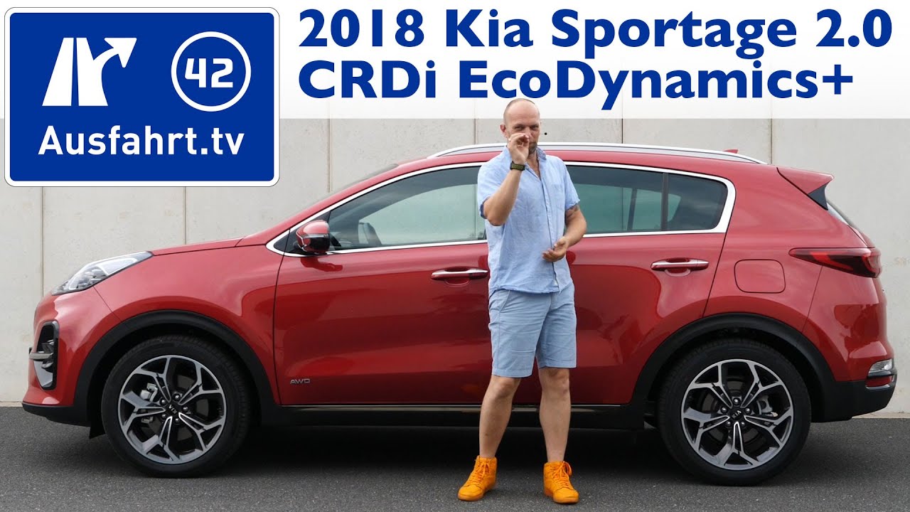 Diesel Hybrid 18 Kia Sportage 2 0 Crdi Ecodynamics Gt Line Kaufberatung Test Review Youtube