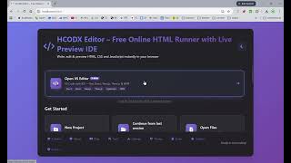 Saving Your Work HCODX