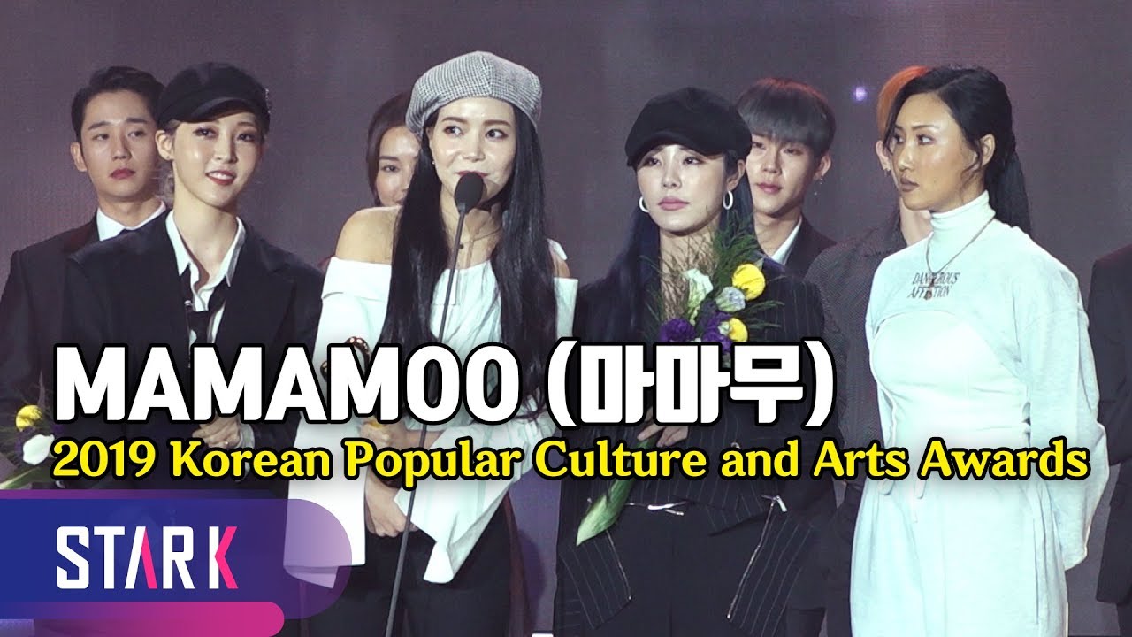 MAMAMOO, Korean Popular Culture&Arts Awards (마마무 수상, 존재 자체가 대한민국 예술)