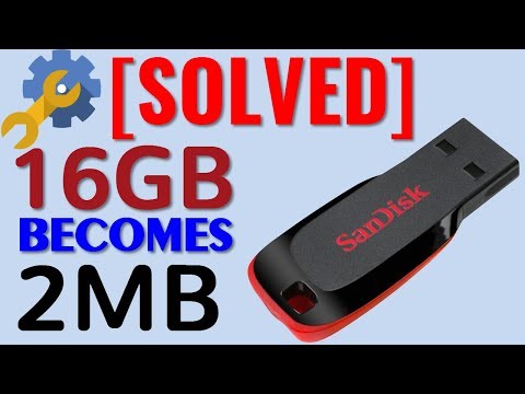 How To Fix Pen Drive 16GB Becomes 2.28MB [SOLVED]