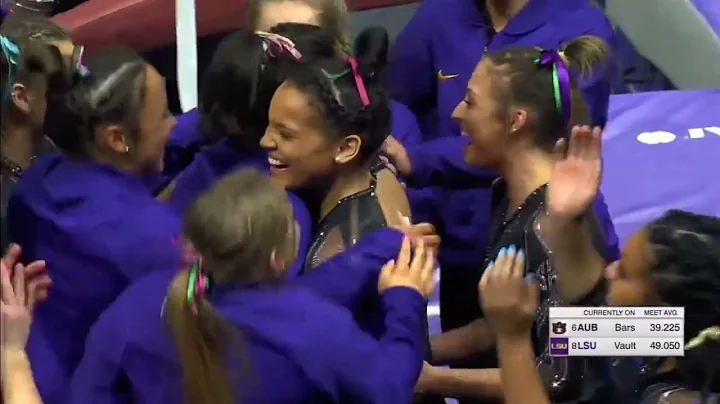 Haleigh Bryant Perfect Vault LSU vs Auburn 2022 10...