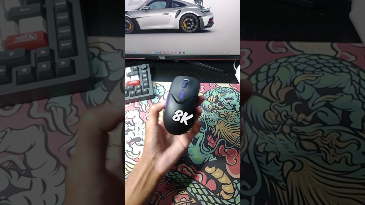 Melhor Mouse 8k Barato - Rapoo VT9 PRO 4k