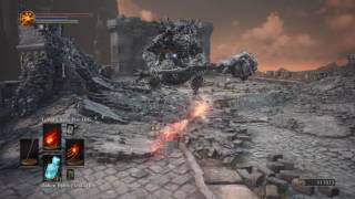 DARK SOULS™ III: SL1 vs Stray Demon solo no damage/buffs using +2 weapons