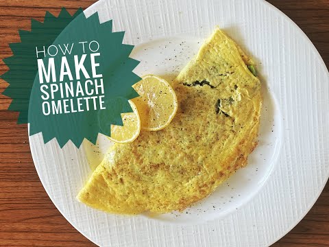 How to make SPINACH OMELETTE | Easy and delicious SPINACH RECIPE