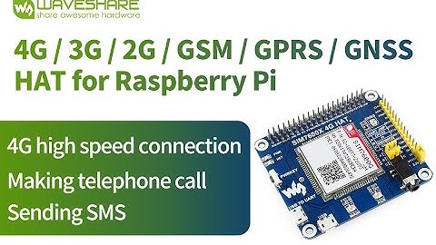 Waveshare SIM7600X 4G HAT