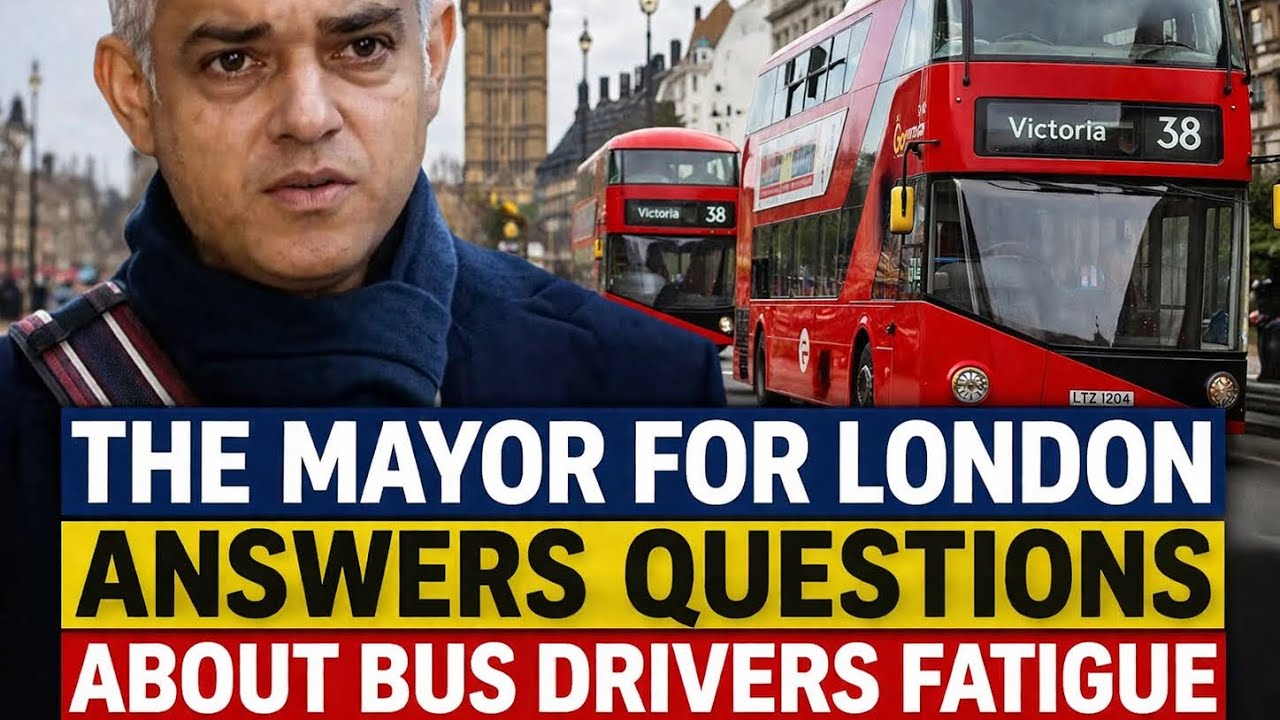 Sadiq Loder Driver Sadiq Khan plans to fix driver fatigue on TFL - YouTube