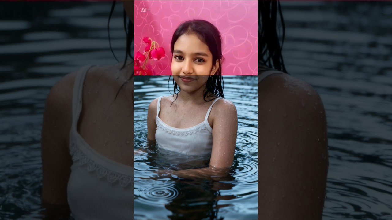 AI Bikini Girl Underwater | Relaxing Aesthetic Fantasy Video | Virtual Ocean Beauty 4K 