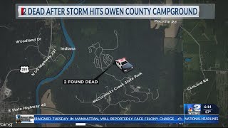 2 dead after heavy storm hits Owen County campground