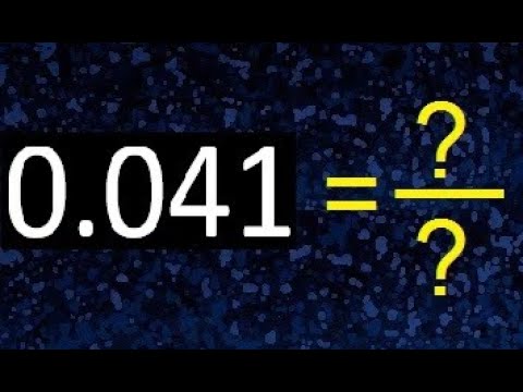 Video: Hvad er 5 syvendedele som en decimal?