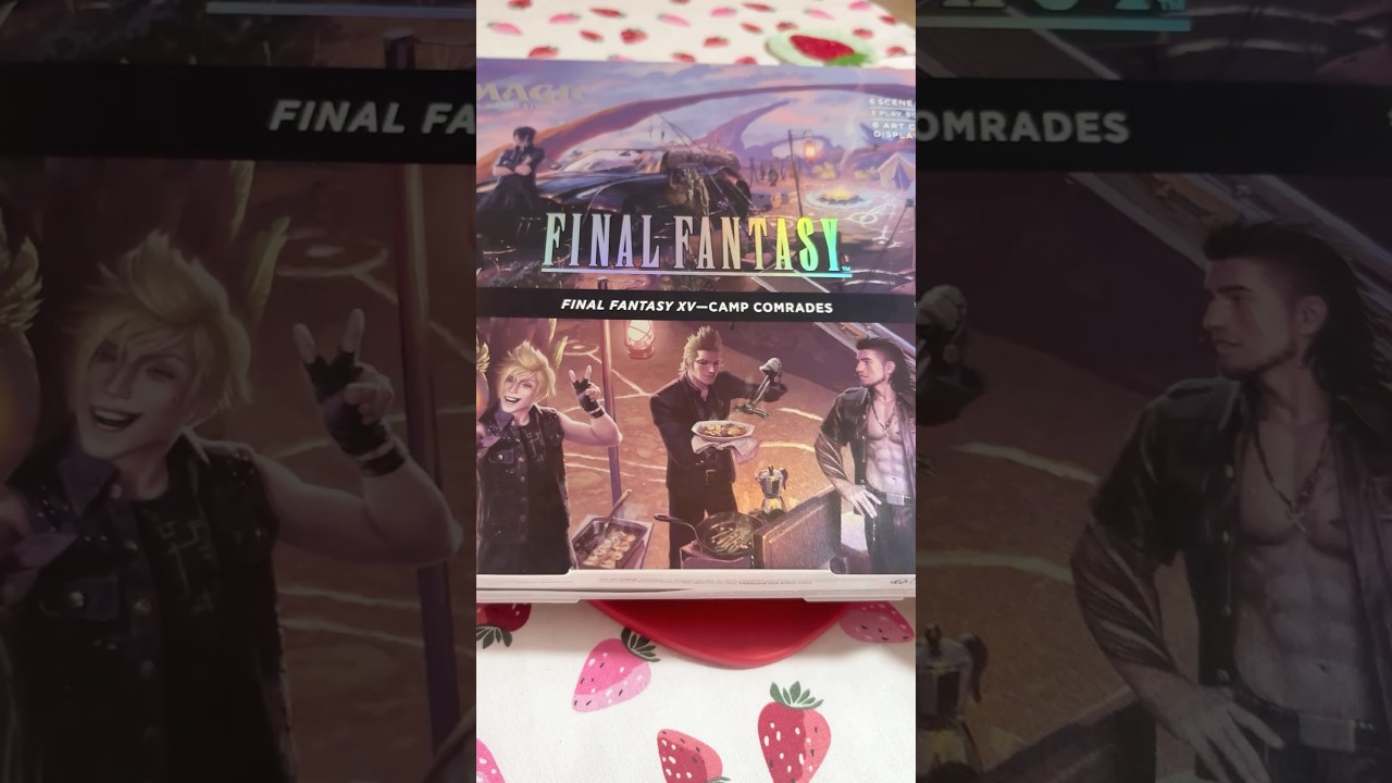 Final Fantasy XV Camp Comrades MTG Scene Box #unboxing - YouTube