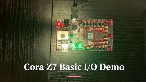 Cora Z7 FPGA Basic IO Demo