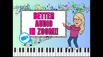 Better Audio in Zoom Music Lessons. Enable Original Sound on your ipad and on on your computer.