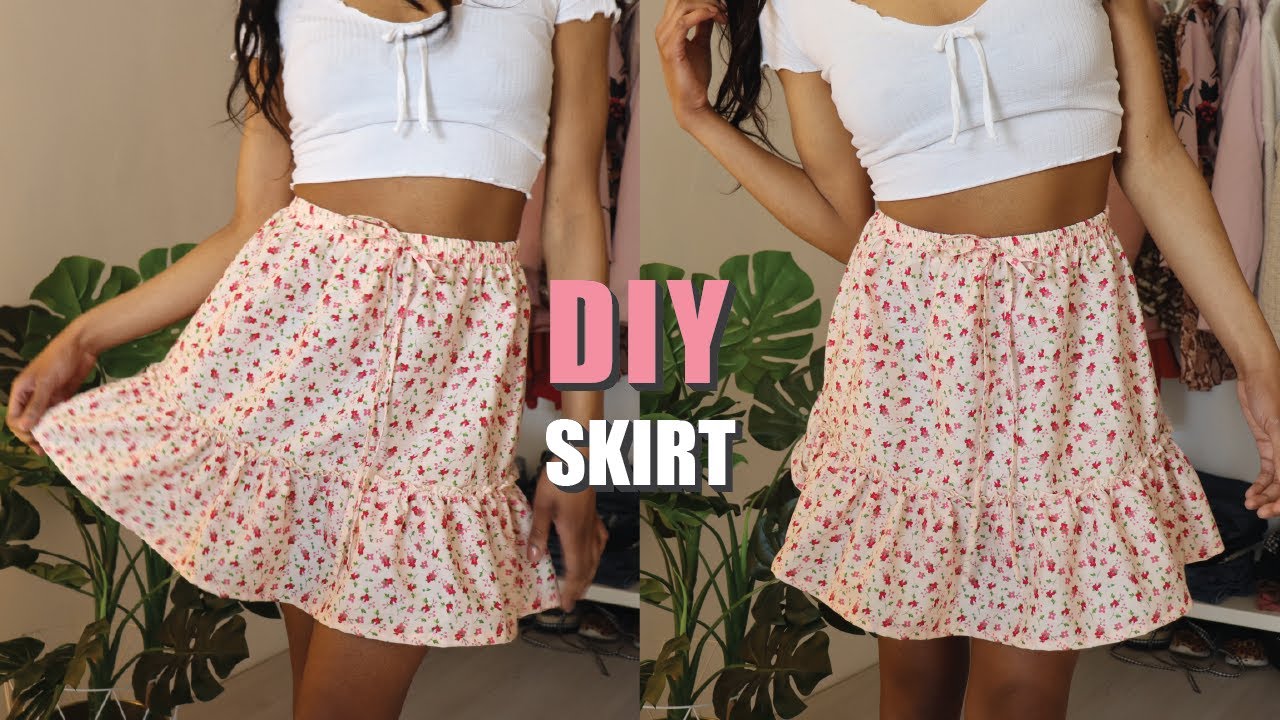 How to Make a Circle Wrap-Around Ruffle Skirt - Adventures of a DIY Mom