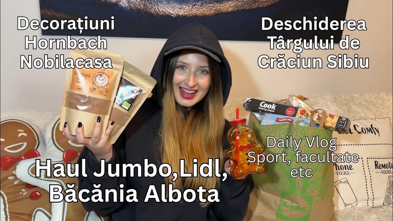 Haul Jumbo, Lidl, Băcănia Albota | Târgul de Crăciun Sibiu | Cadou de la o urmăritoare + altele 
