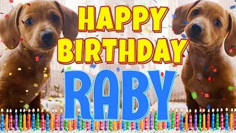 Happy Birthday Raby! ( Funny Talking Dogs ) What Is Free On My Birthday