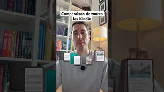 Comparaison entre tous les modèles de Kindle