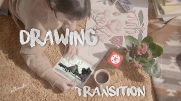 DRAWING TRANSITION in KineMaster | jovientv