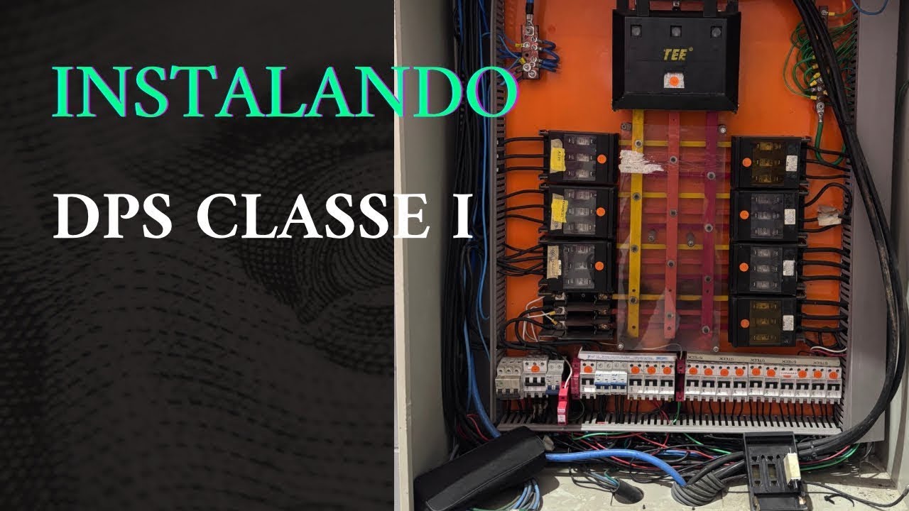 Instalação de DPS Classe 1 com disjuntor em série | Proteção industrial