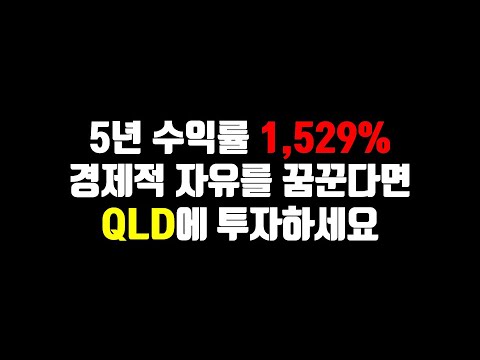   5년 수익률 1 529 경제적 자유를 꿈꾼다면 QLD에 투자하세요 나스닥100 2배 레버리지