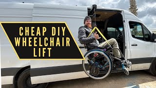 $600 DIY Wheelchair Lift for Campervan | VANLIFE |