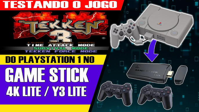 Vídeo Game Retrô 600 Jogos de PS1 Plugar e Jogar Promoção