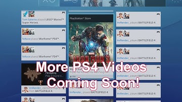 PS4 UI and Battlefield 4 Boot-Up (PS4 Test)